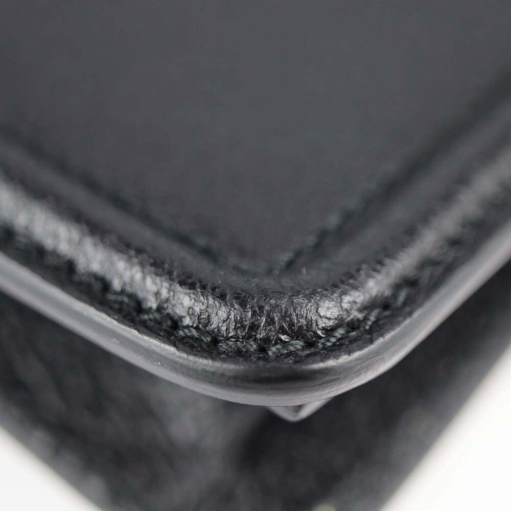 GUCCI Authentic Black Leather Tote Bag - Picture 5 of 9